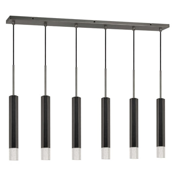 Cal Lighting Troy LED Dimmable 6-Light Pendant with Glass Diffuser