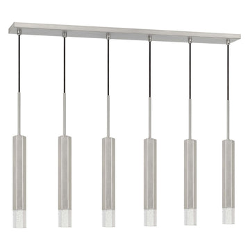 Cal Lighting Troy LED Dimmable 6-Light Pendant with Glass Diffuser main image.