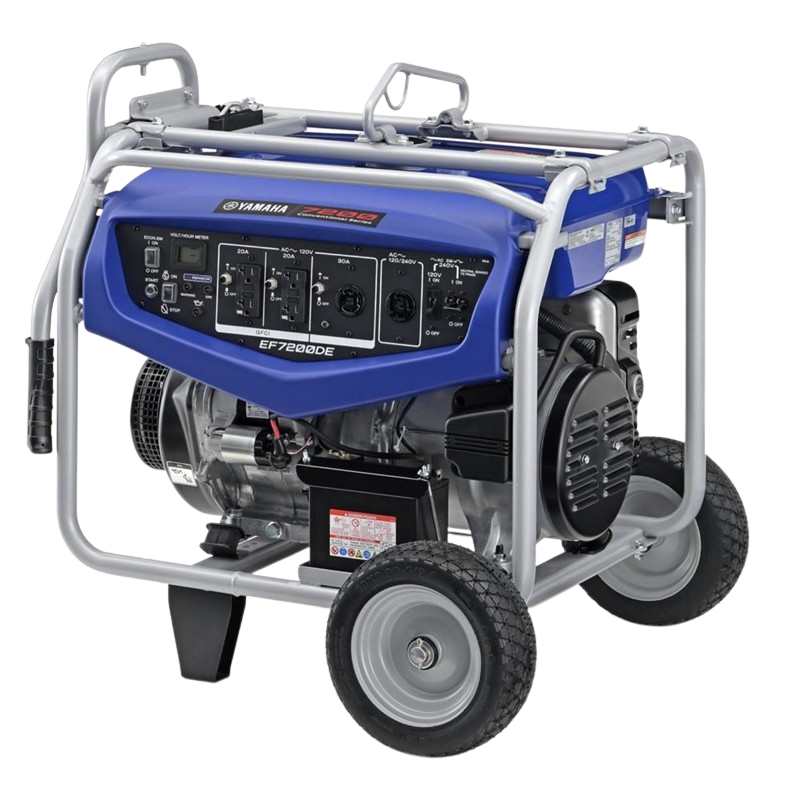 Yamaha EF7200DE 6000W/7200W Electric Start Gas Generator With CO Sensor Open Box