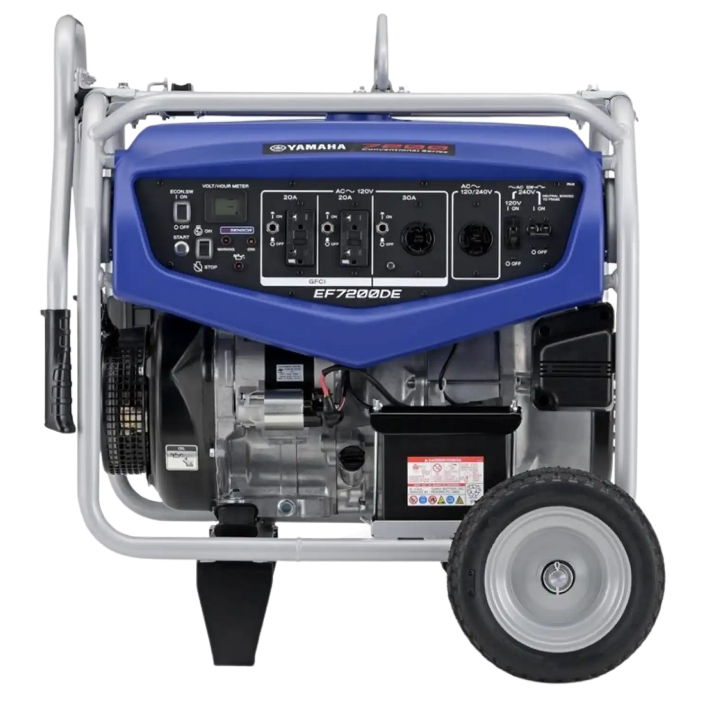 Yamaha EF7200DE 6000W/7200W Electric Start Gas Generator With CO Sensor Open Box