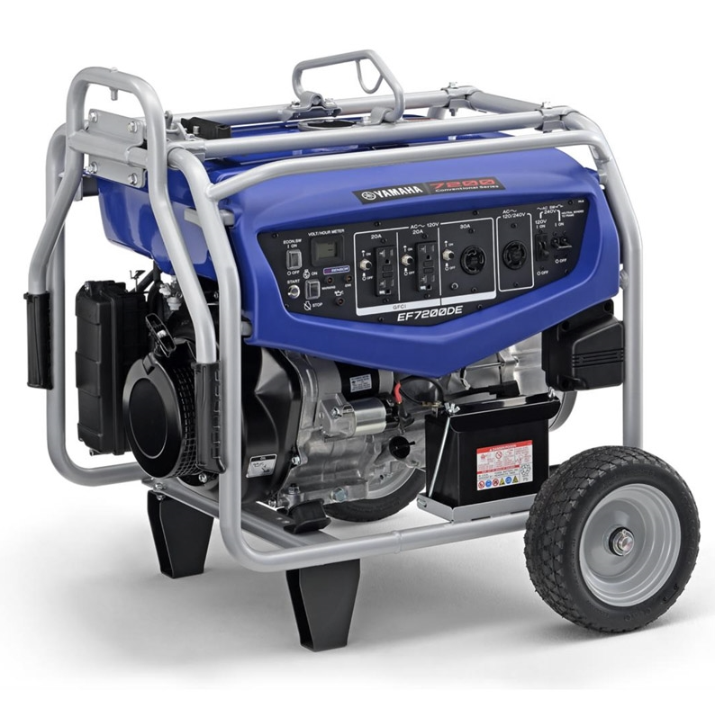 Yamaha EF7200DE 6000W/7200W Electric Start Gas Generator With CO Sensor Open Box