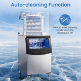 Costway Freestanding Commercial Ice Maker 450 lbs/24H 42969552 New