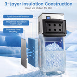 Costway Freestanding Commercial Ice Maker 450 lbs/24H 42969552 New