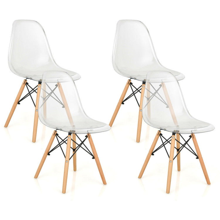 Costway 5-Piece Modern Dining Table & Chairs Set 17299252 New