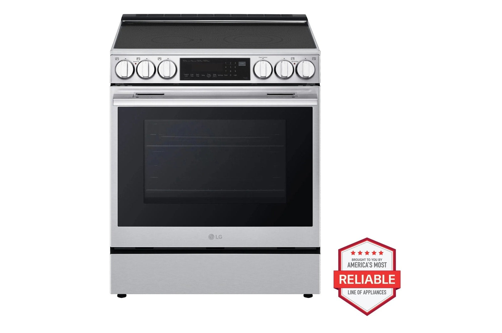 LG 6.3 cu. ft. Smart Electric Slide-in Range with InstaView®, ProBake Convection®, and Air Fry