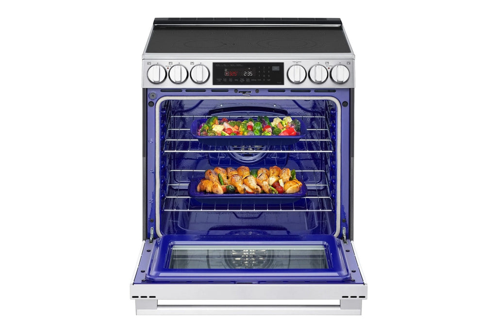 LG 6.3 cu. ft. Smart Electric Slide-in Range with InstaView®, ProBake Convection®, and Air Fry
