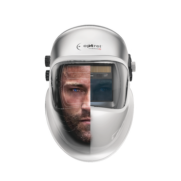 Optrel Crystal 2.0 Welding Helmet, Silver - 1006.900