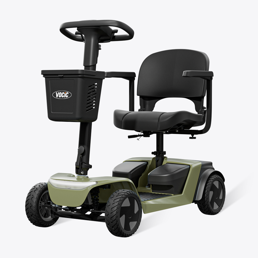 Vocic D52 Mobility Scooter Foldable 14 Mile Range 3.7 MPH 250W New