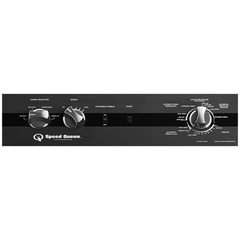Speed Queen  DC5 Sanitizing Electric Dryer with Extended Tumble - Black (DC5003BE)