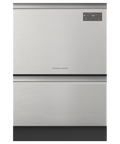 Fisher Paykel  Double DishDrawer Dishwasher, Tall, Sanitize - Stainless Steel (DD24DT2NX9)