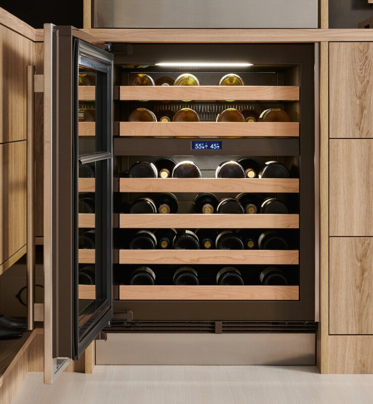 SUB-ZERO  24" Designer Undercounter Wine Storage - with Stainless Steel Panel Installed - Panel Ready (DEU2450WR)