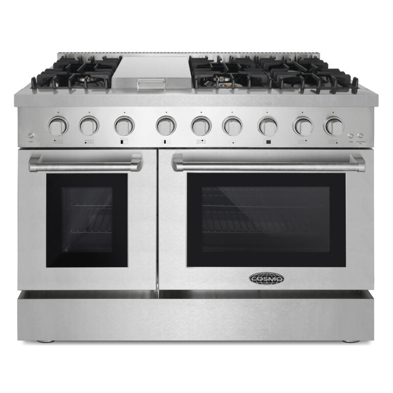48" Dual Fuel Range with Griddle and Double Oven