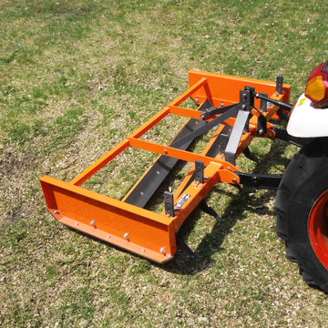 MechMaxx LP72 Land Leveler 72" Heavy Duty Land Plane Scraper Grader with Shanks 3 Point Hitch New