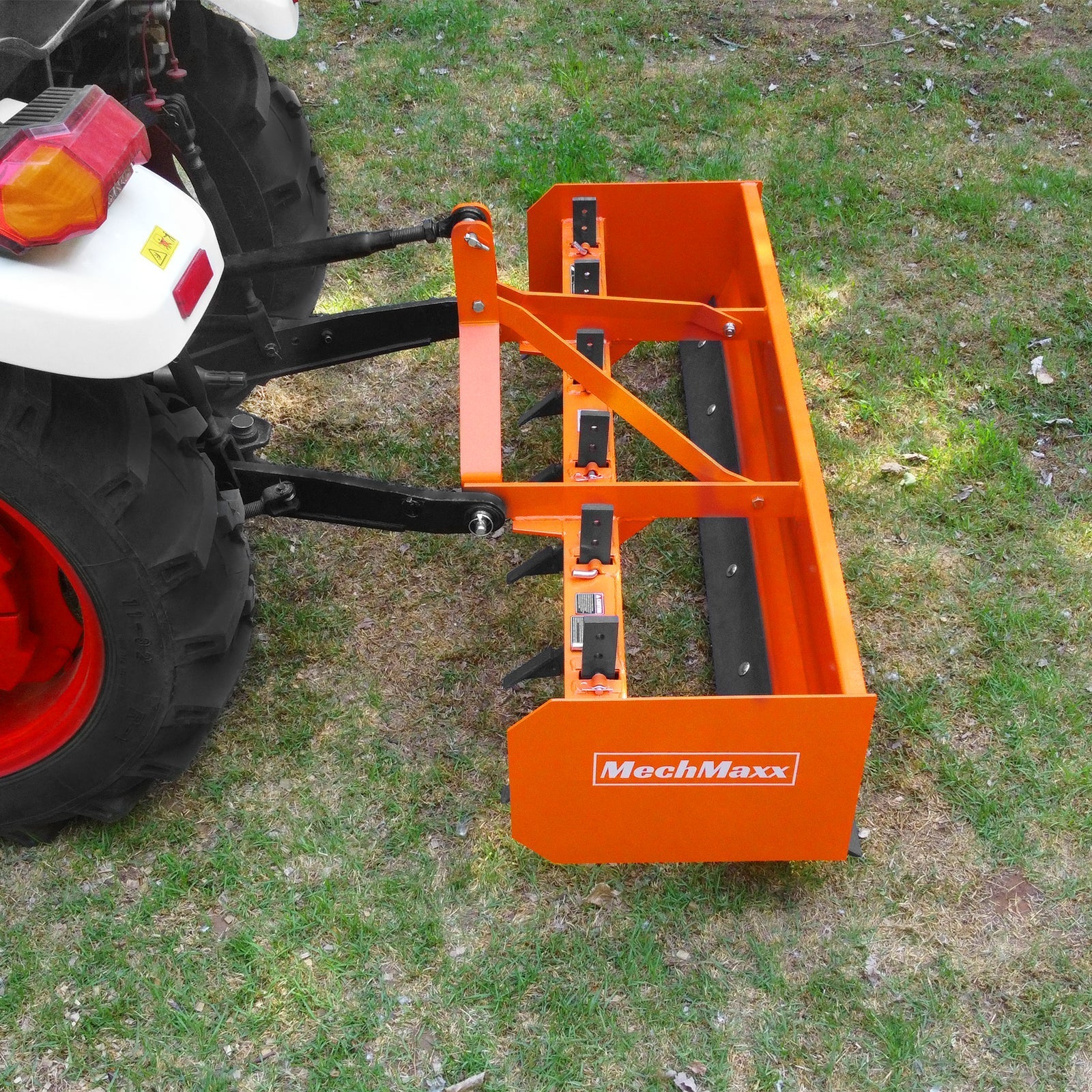 MechMaxx BB72 Box Blade Scraper 72" 6 Shanks 3 Point Hitch Tractor Attachment New