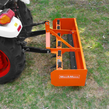 MechMaxx BB72 Box Blade Scraper 72" 6 Shanks 3 Point Hitch Tractor Attachment New
