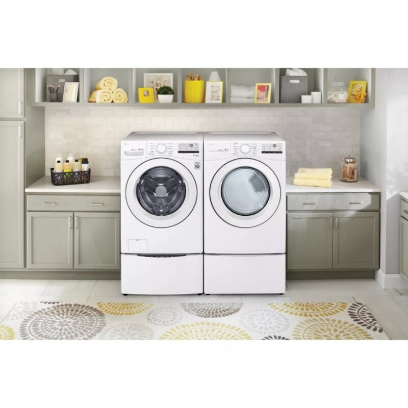 LG  7.4 Cu. Ft. Large Capacity Electric Dryer - White - White (DLE3400W)