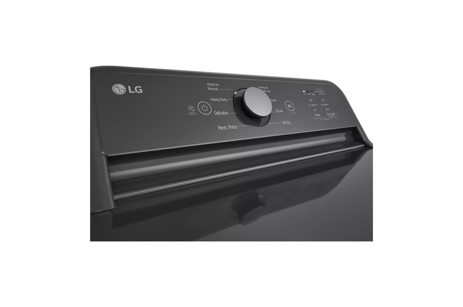 LG 7.3 cu. ft. Ultra Large High Efficiency Dryer™, Electric, Monochrome Grey