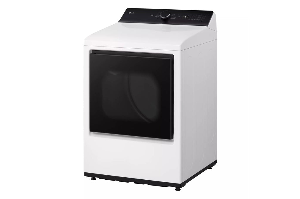 7.3 cu. ft. Ultra Large Capacity Rear Control Electric Dryer with LG EasyLoad™ Door and AI Sensing