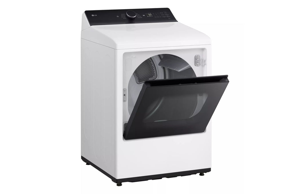 7.3 cu. ft. Ultra Large Capacity Rear Control Electric Dryer with LG EasyLoad™ Door and AI Sensing
