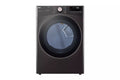 LG  7.4 Cu. Ft. Ultra Large Capacity Smart Wi-fi Enabled Front Load Electric Dryer With Turbosteam™ And Built-in Intelligence - Black Steel (DLEX4000B)