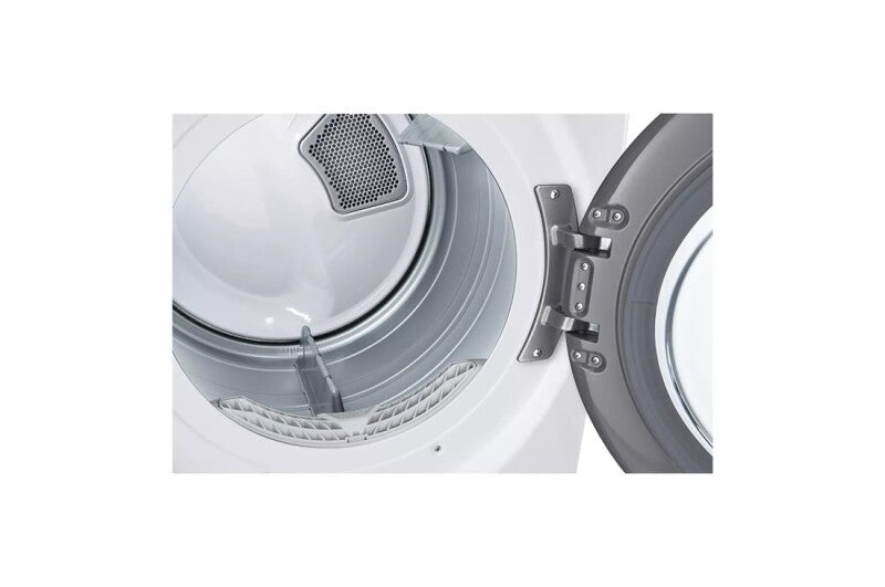 LG  7.4 Cu. Ft. Ultra Large Capacity Smart Wi-fi Enabled Front Load Electric Dryer With Turbosteam™ And Built-in Intelligence - White (DLEX4200W)