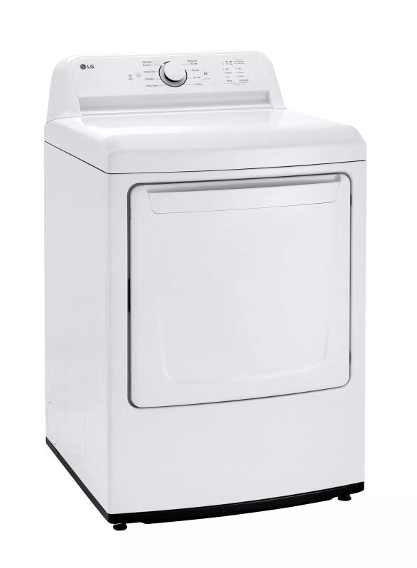 LG  7.3 Cu. Ft. Rear Control Gas Energy Star Dryer With Sensor Dry - White (DLG6101W)