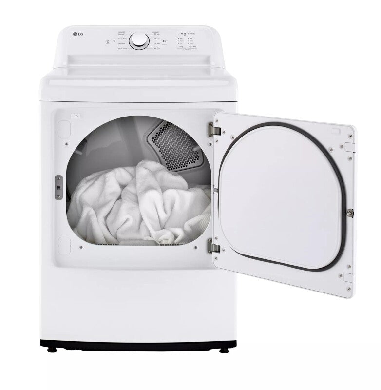 LG  7.3 Cu. Ft. Rear Control Gas Energy Star Dryer With Sensor Dry - White (DLG6101W)