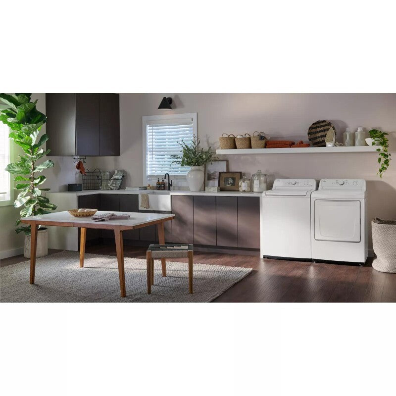 LG  7.3 Cu. Ft. Rear Control Gas Energy Star Dryer With Sensor Dry - White (DLG6101W)