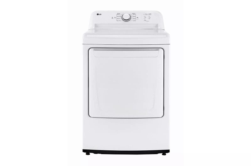 LG  7.3 Cu. Ft. Rear Control Gas Energy Star Dryer With Sensor Dry - White (DLG6101W)
