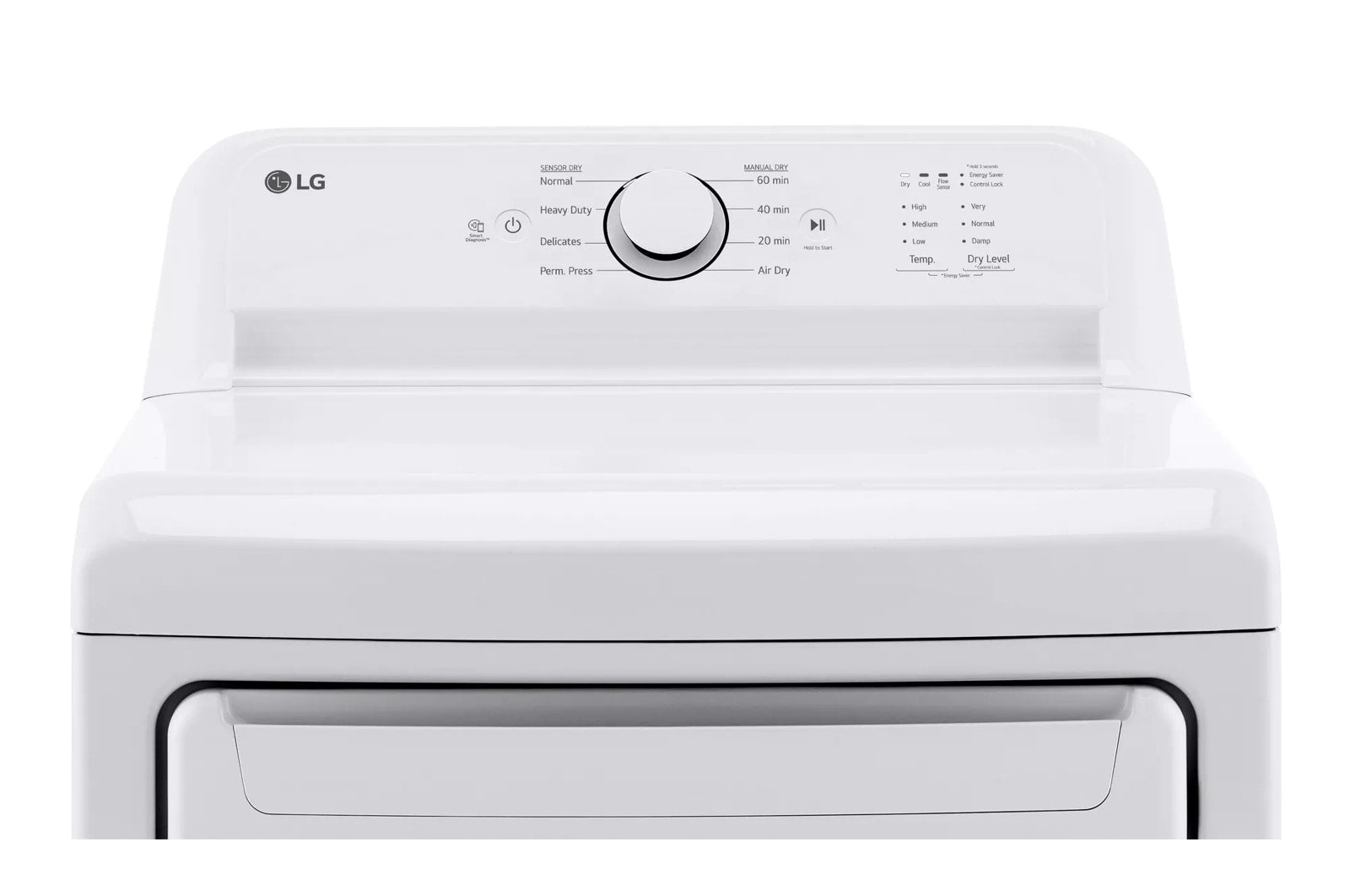 LG 7.3 cu. ft. Ultra Large Capacity Rear Control Electric ENERGY STAR Dryer with Sensor Dry