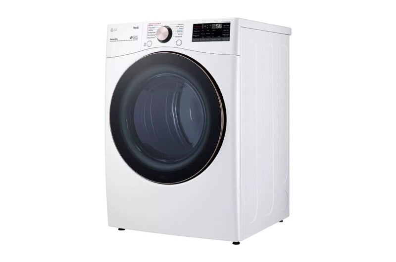 LG  7.4 Cu. Ft. Large Capacity Front Load Gas Dryer - White - White (DLGX4001W)