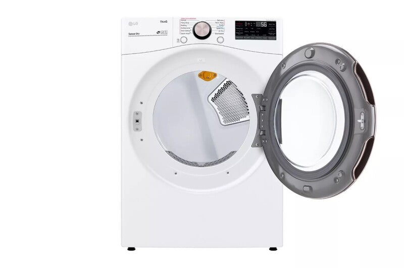 LG  7.4 Cu. Ft. Large Capacity Front Load Gas Dryer - White - White (DLGX4001W)