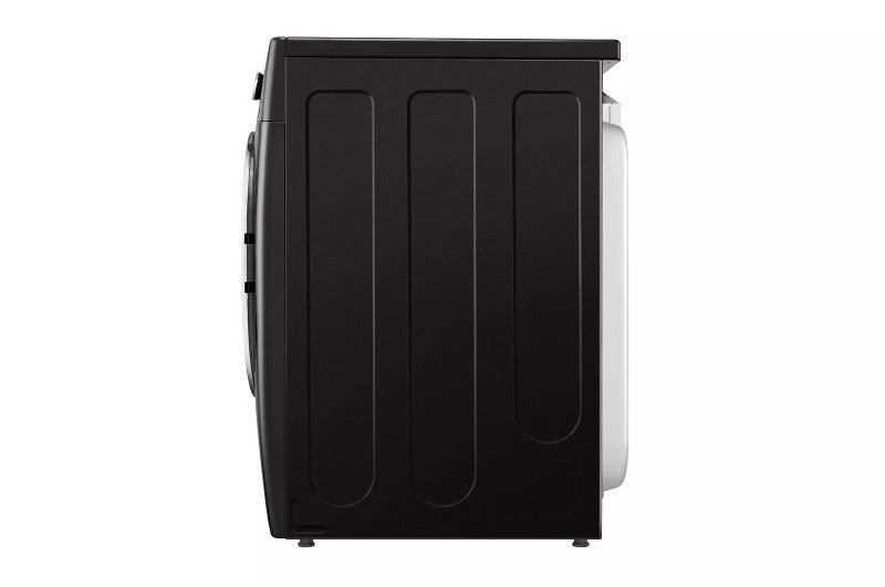 LG  7.4 Cu. Ft. Ultra Large Capacity Smart Wi-fi Enabled Front Load Gas Dryer With Turbosteam™ And Built-in Intelligence - Black Steel (DLGX4201B)