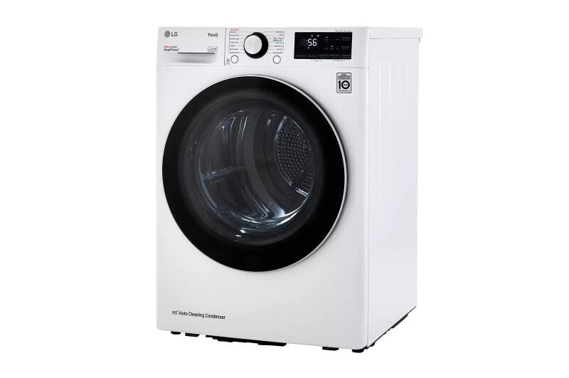 LG  4.2 Cu. Ft. Smart Wi-fi Enabled Compact Front Load Dryer With Dual Inverter Heatpump™ Technology - White (DLHC1455W)