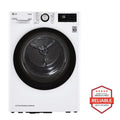 LG  4.2 Cu. Ft. Smart Wi-fi Enabled Compact Front Load Dryer With Dual Inverter Heatpump™ Technology - White (DLHC1455W)