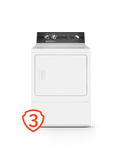Speed Queen  DR3 Sanitizing Gas Dryer with Extended Tumble - White (DR3004WG)