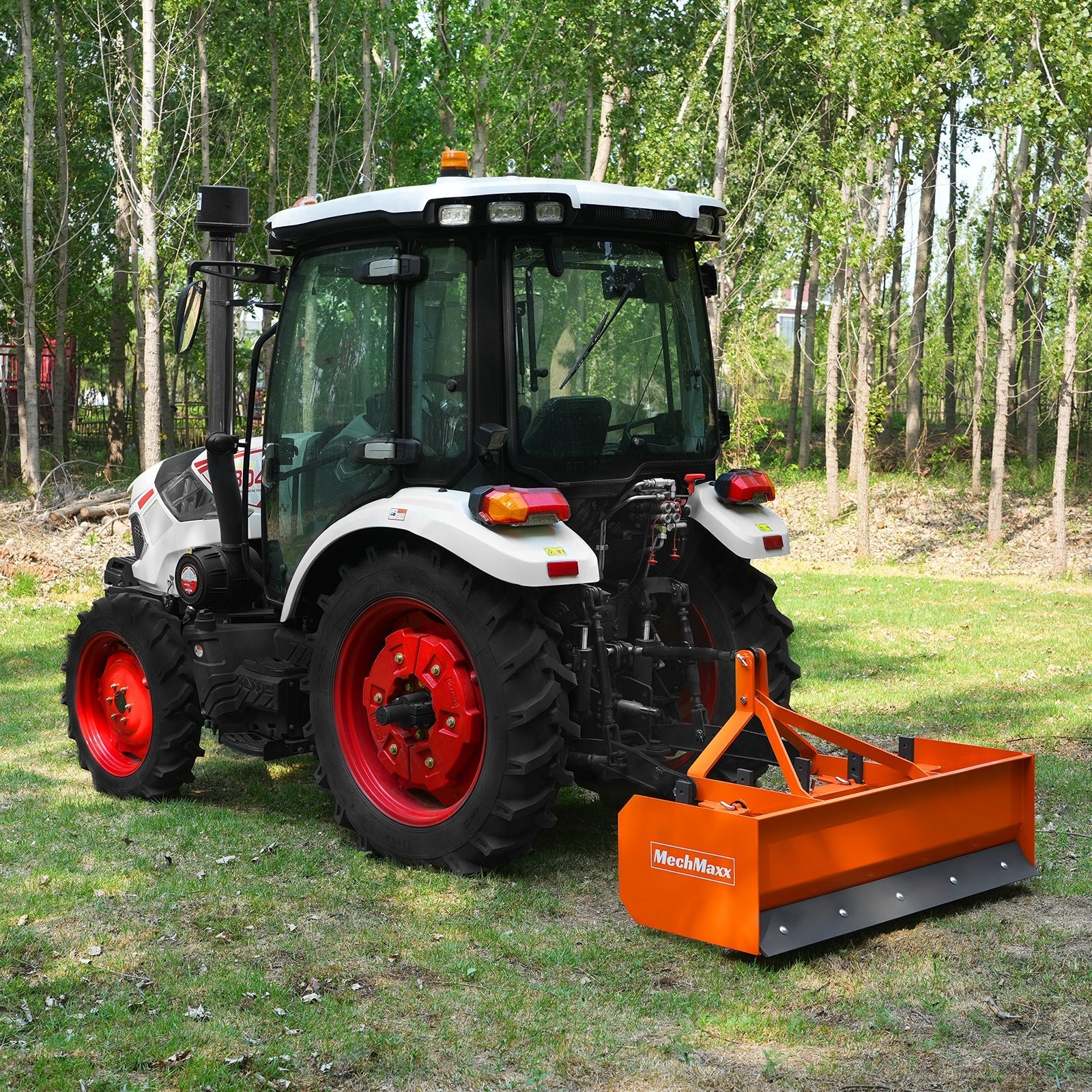 MechMaxx BB60 Box Blade Scraper 60" 5 Shank 3 Point Hitch Tractor Attachment New