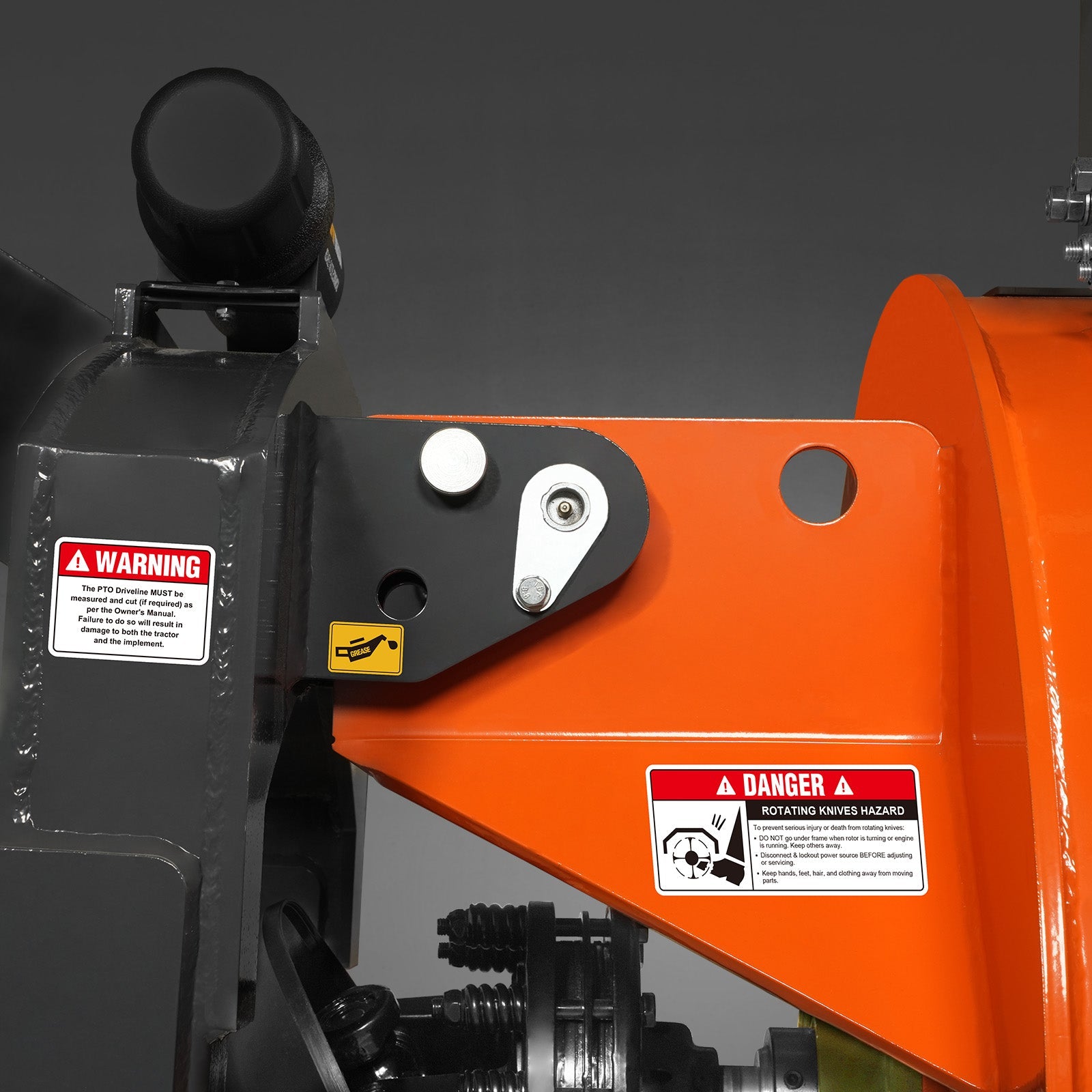 3-Point PTO Stump Grinder,  30 in Flywheel,  40-100HP,  with 44 Carbide Teeth (PTO Shaft Included with Slip Clutch),  SG30PRO