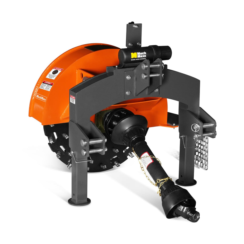 3-Point PTO Stump Grinder,  30 in Flywheel,  40-100HP,  with 44 Carbide Teeth (PTO Shaft Included with Slip Clutch),  SG30PRO