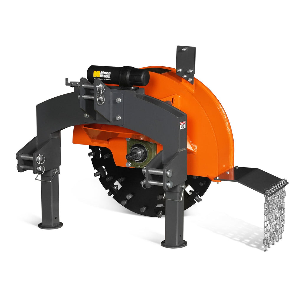 3-Point PTO Stump Grinder,  30 in Flywheel,  40-100HP,  with 44 Carbide Teeth (PTO Shaft Included with Slip Clutch),  SG30PRO