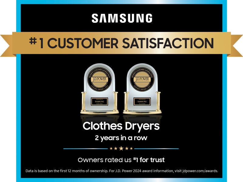 Samsung  Bespoke AI Front Load Ventless Heat Pump Dryer - Brushed Navy (DV53BB8900HDA2)