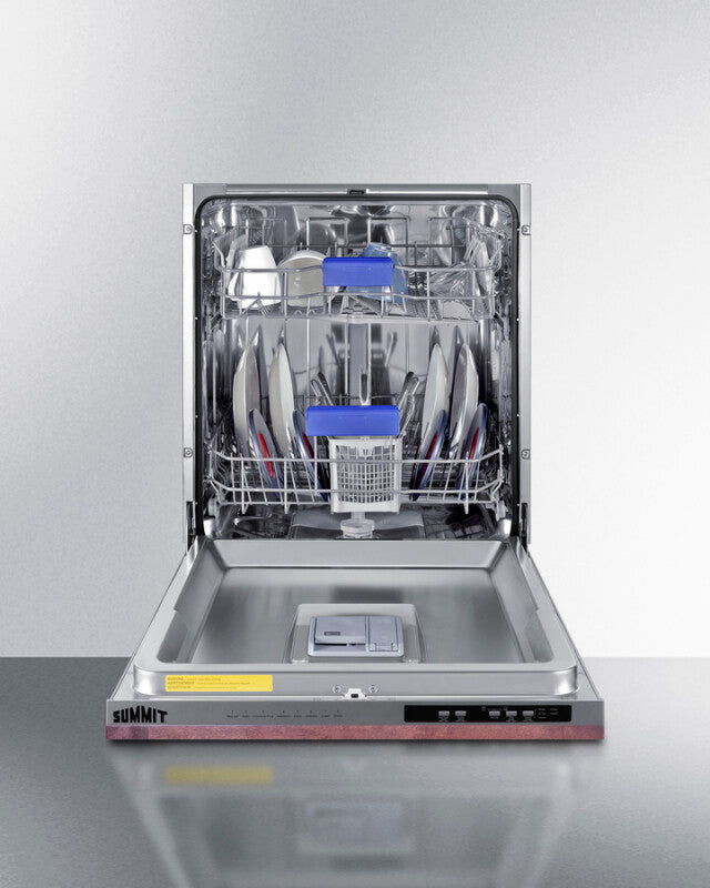 SUMMIT  24" Wide Built-In Dishwasher, ADA Compliant (Panel Not Included) - Panel-Ready (DW245NTADA)