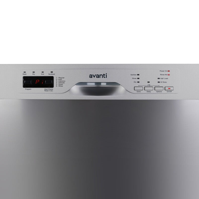 AVANTI  Avanti 18" Built In Dishwasher - White (DWF18V0W)