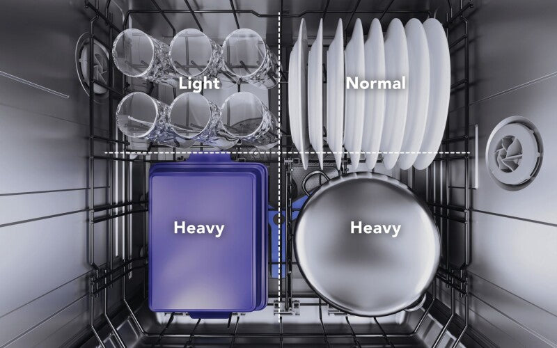 Thermador  Sapphire® Dishwasher 24'' Professional, - Stainless Steel (DWHD660EFP)