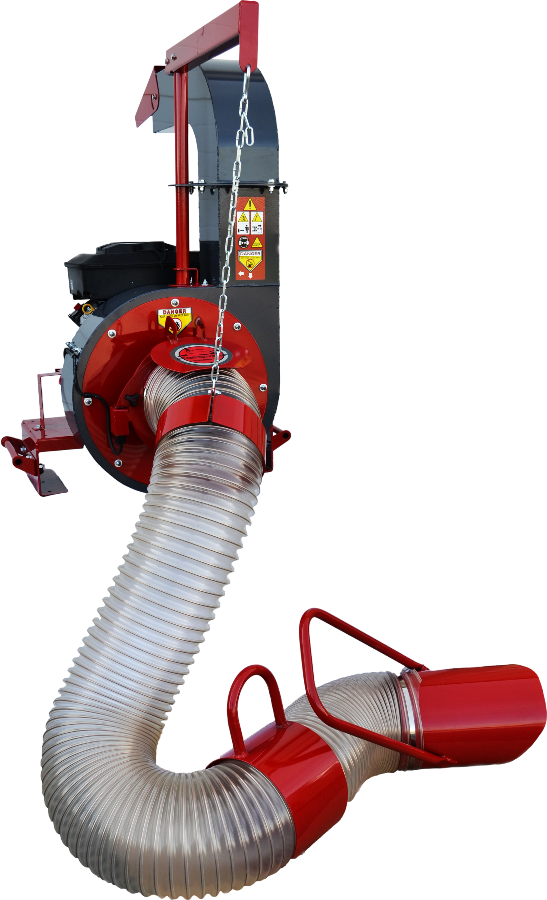 Landshark Debris Loader Vacuum with 10' Hose 18 HP Briggs Vanguard Electric Start LSDL-18VGDE-ES New