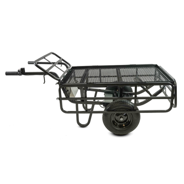 Chore Warrior CW325 Electric Utility Cart 350 lb. Capacity Metal Mesh Deck Removable Sides 24V New
