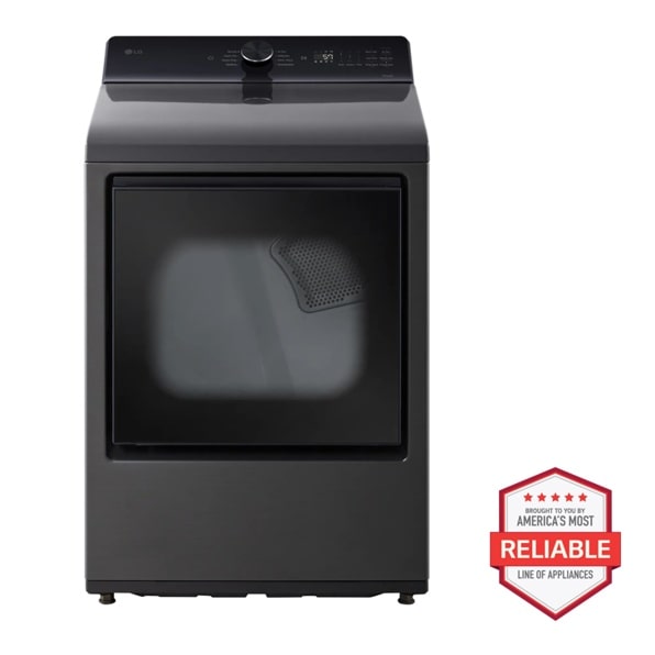 LG 7.3 cu. ft. Ultra Large Capacity Rear Control Electric Dryer with AI Sensing and ThinQ® Smart Features