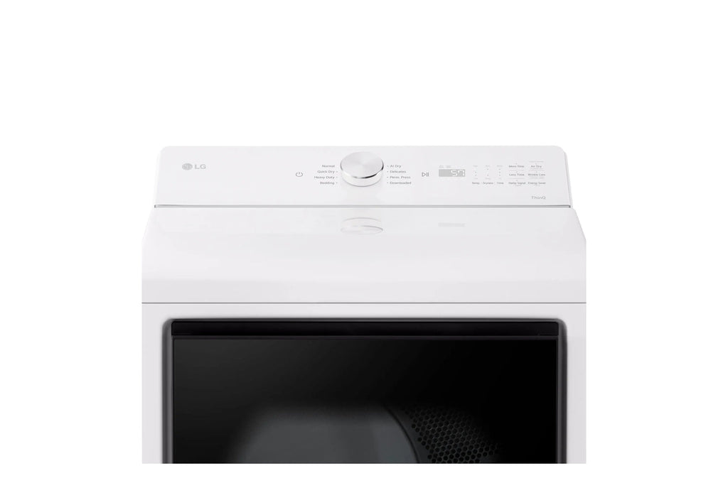 LG 7.3 cu. ft. Ultra Large Capacity Rear Control Electric Dryer with AI Sensing and ThinQ® Smart Features