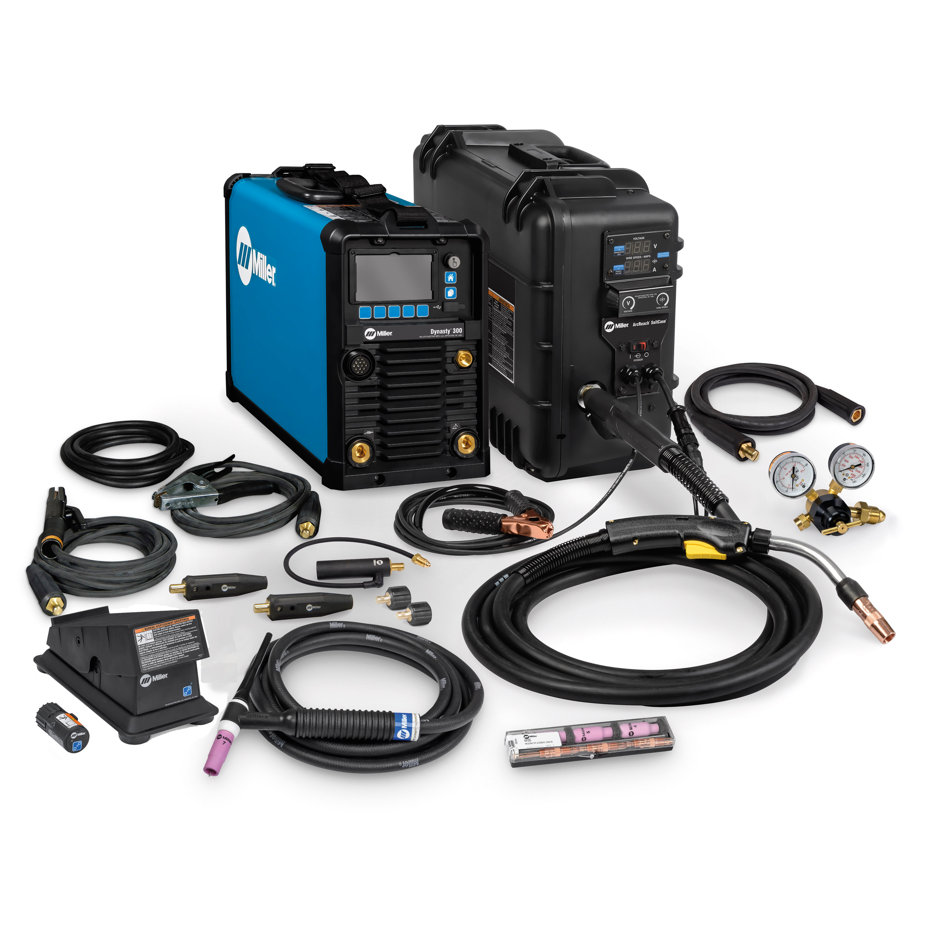 Miller Dynasty 300 AC/DC Multiprocess Wireless Air Cooled and ArcReach SuiteCase 12 - 951000099
