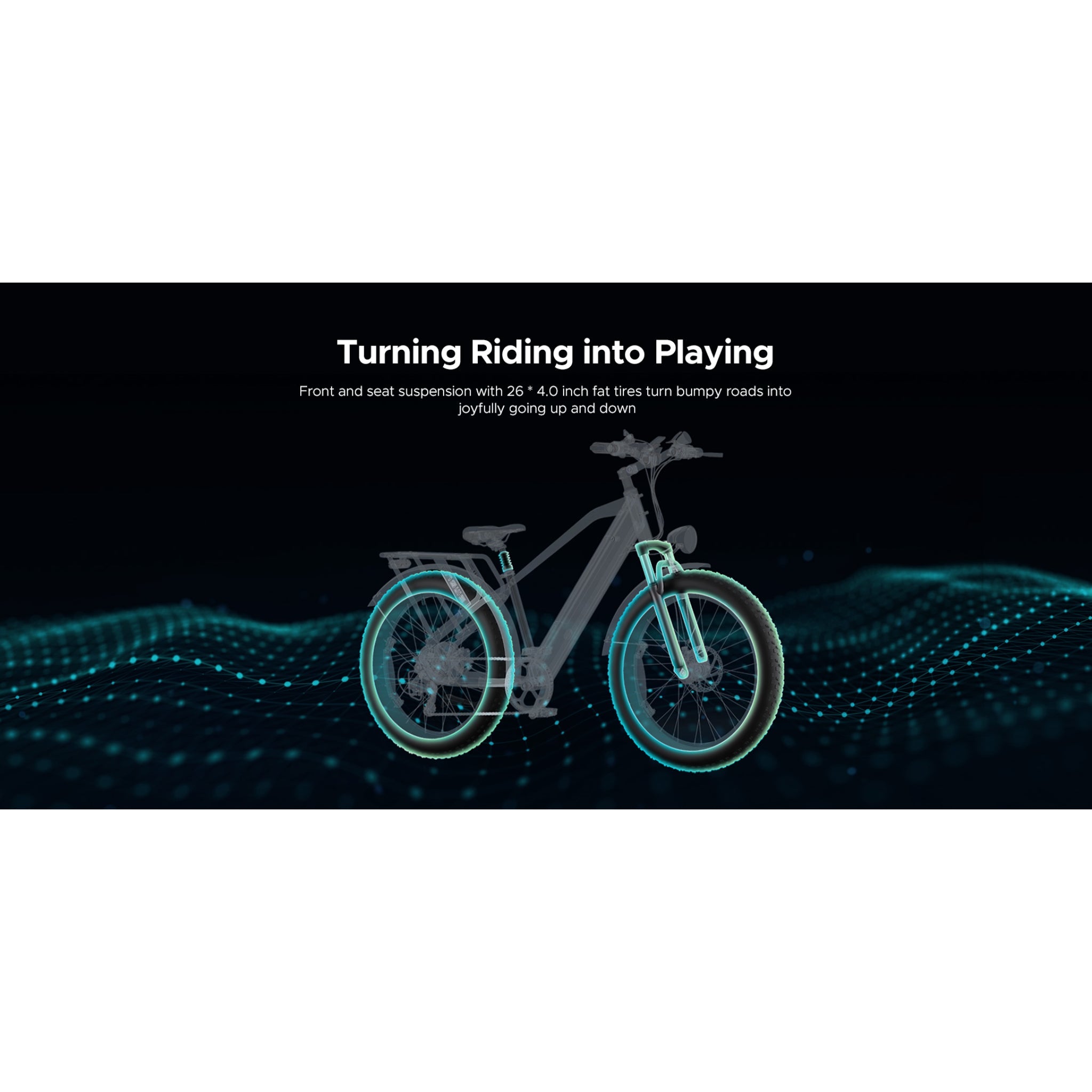 ENGWE - E26 Fat Tire Electric Bike 48V 750W 28MPH